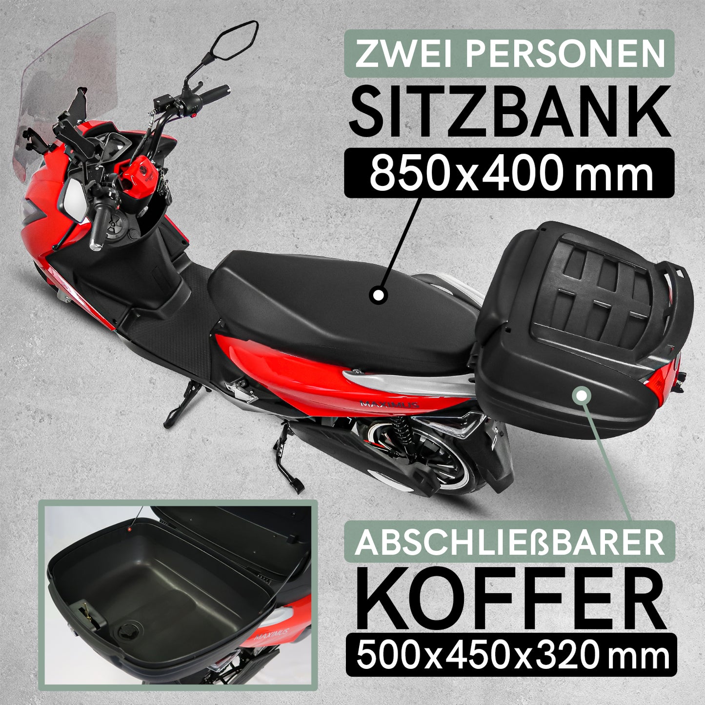 Maximus MX2-45, Lithium, 45 km/h