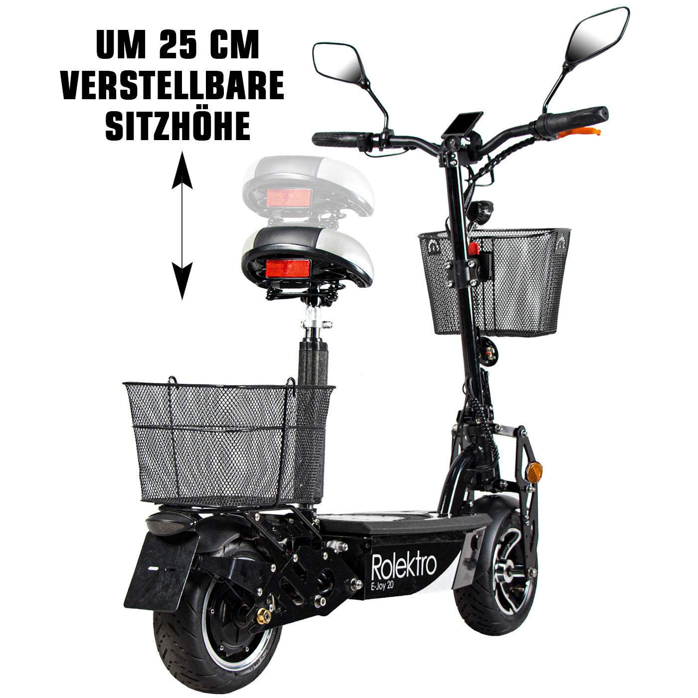 E-Joy 20 Blei-Gel, Schwarz, 20 km/h