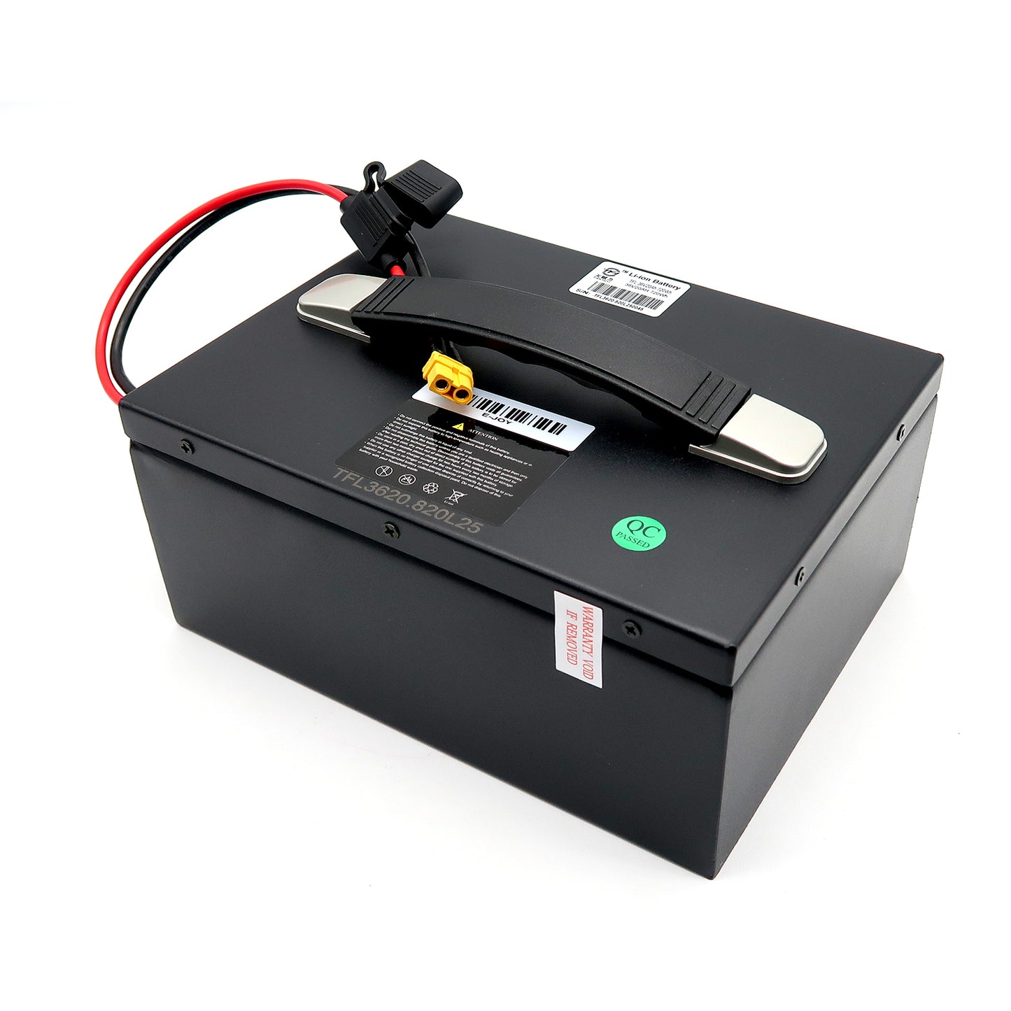 Joy45 Lithium-Batterie 48V-20Ah - Lithium-Ionen-Zusatzakku mit BMS - Ersatz-Akku für Elektroroller